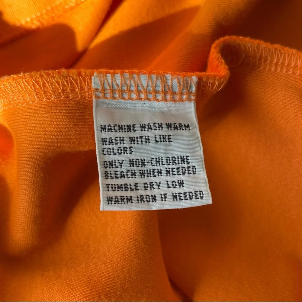 Polo by Ralph Lauren Custom Fit Orange Cotton Short Sleeve Polo | Large